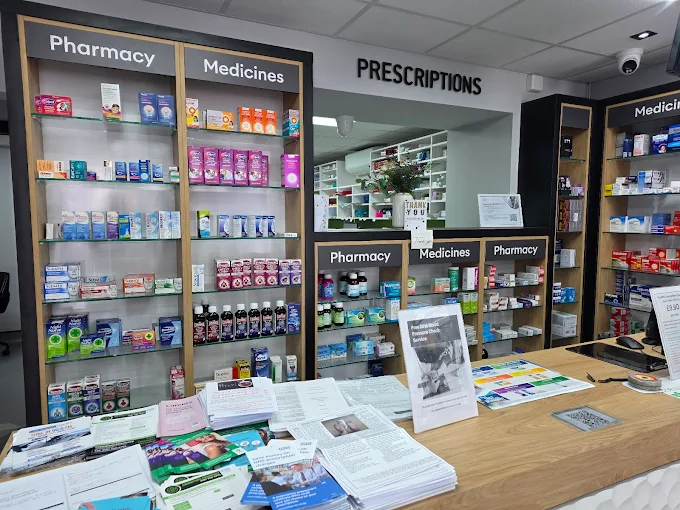Inside Higher Crumpsall Pharmacy