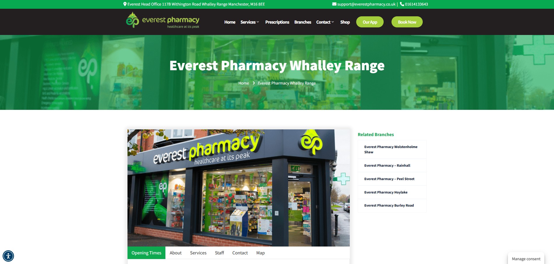 Everest Pharmacy Whalley Range