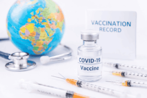 Travel vaccines prepared at a travel vaccine clinic in Crumpsall for international travel