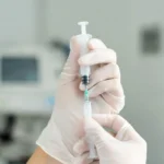 GLP-1 weight loss injection treatment being prepared at a Manchester weight loss clinic