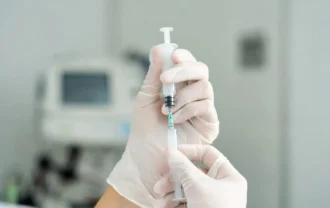 GLP-1 weight loss injection treatment being prepared at a Manchester weight loss clinic