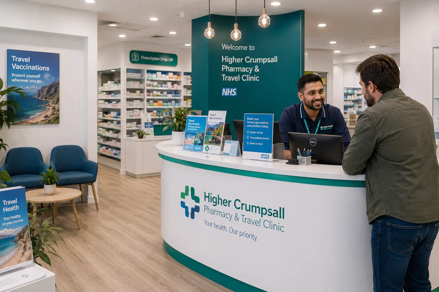 Trusted travel clinic near Cheetham Hill at Higher Crumpsall Pharmacy