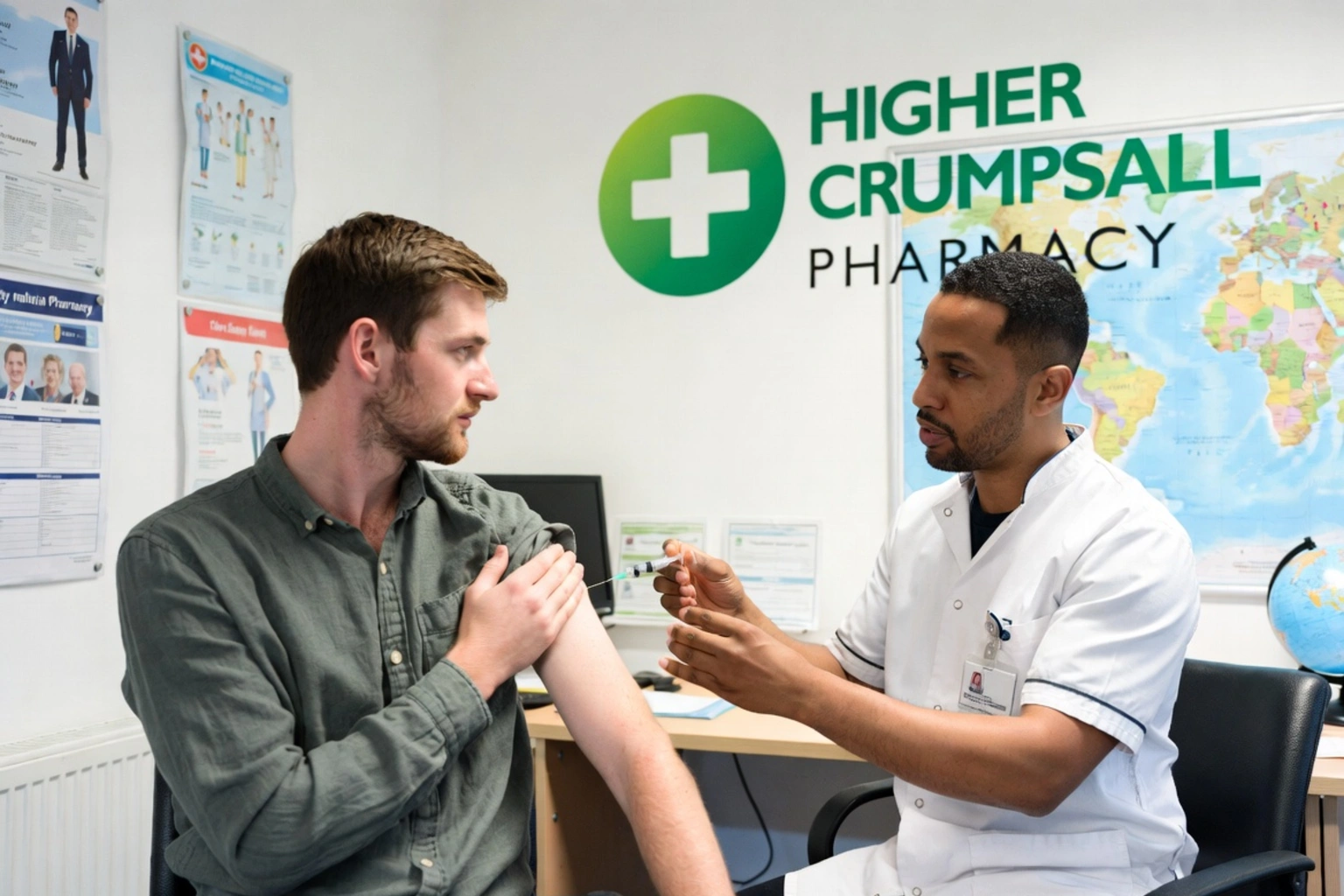 Yellow fever and travel vaccination clinic at Higher Crumpsall Pharmacy